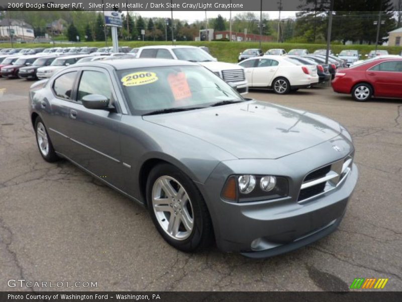 Silver Steel Metallic / Dark Slate Gray/Light Graystone 2006 Dodge Charger R/T