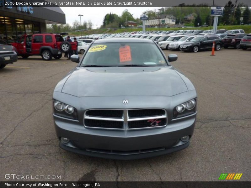Silver Steel Metallic / Dark Slate Gray/Light Graystone 2006 Dodge Charger R/T