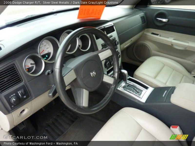 Silver Steel Metallic / Dark Slate Gray/Light Graystone 2006 Dodge Charger R/T
