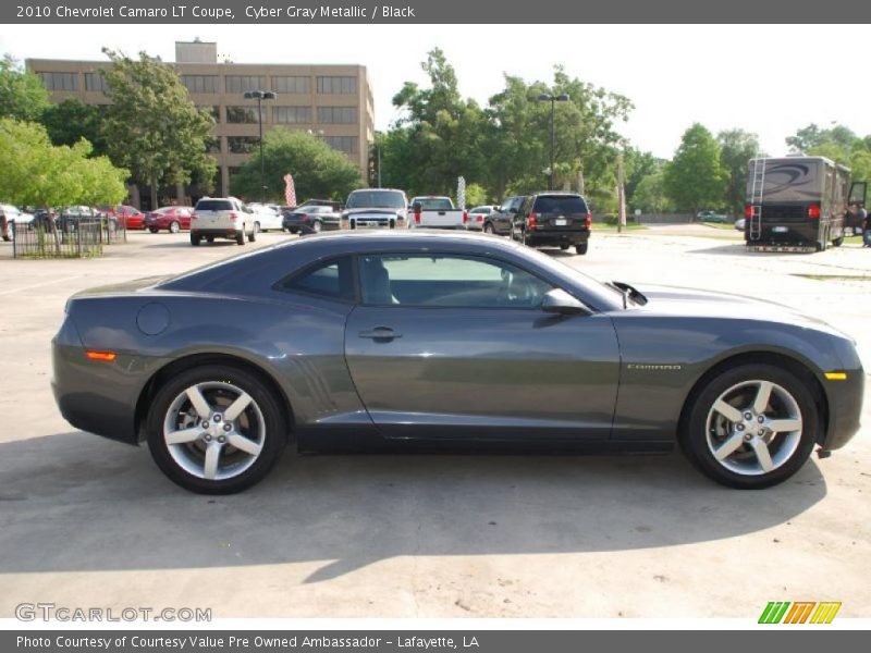 Cyber Gray Metallic / Black 2010 Chevrolet Camaro LT Coupe