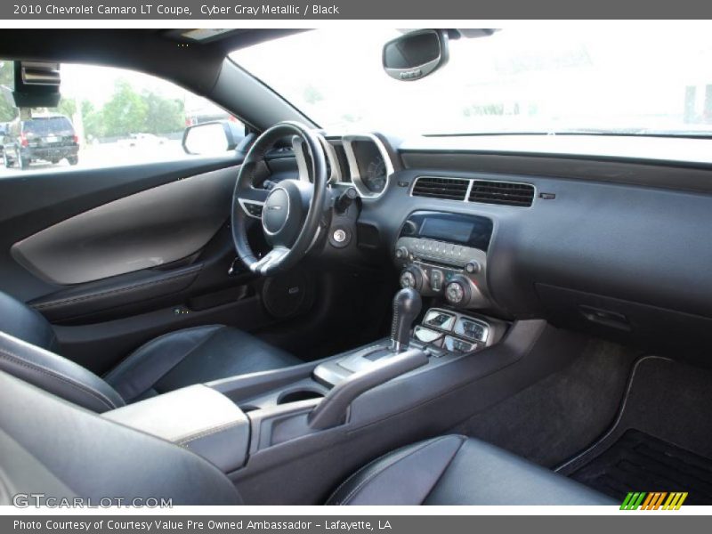 Cyber Gray Metallic / Black 2010 Chevrolet Camaro LT Coupe