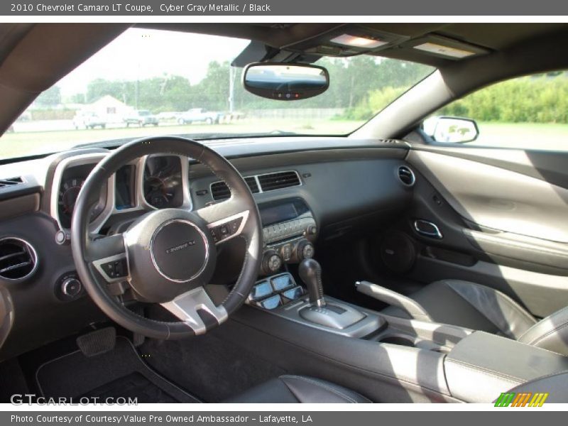 Cyber Gray Metallic / Black 2010 Chevrolet Camaro LT Coupe