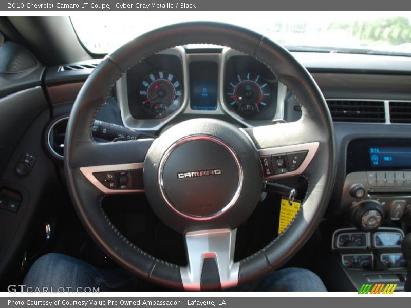 Cyber Gray Metallic / Black 2010 Chevrolet Camaro LT Coupe