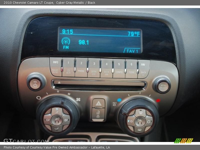Cyber Gray Metallic / Black 2010 Chevrolet Camaro LT Coupe