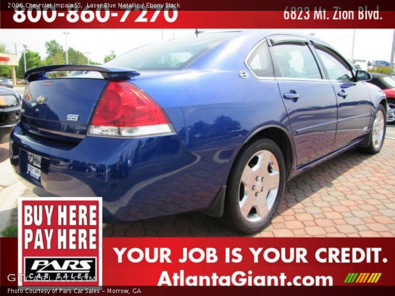 Laser Blue Metallic / Ebony Black 2006 Chevrolet Impala SS