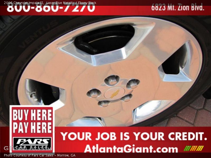 Laser Blue Metallic / Ebony Black 2006 Chevrolet Impala SS