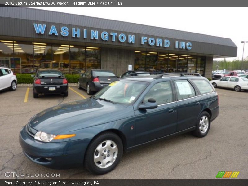 Medium Blue / Medium Tan 2002 Saturn L Series LW300 Wagon