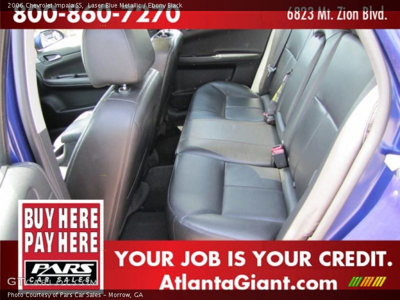 Laser Blue Metallic / Ebony Black 2006 Chevrolet Impala SS