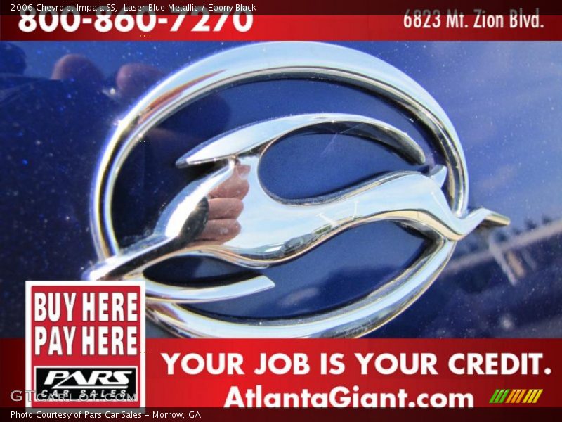 Laser Blue Metallic / Ebony Black 2006 Chevrolet Impala SS