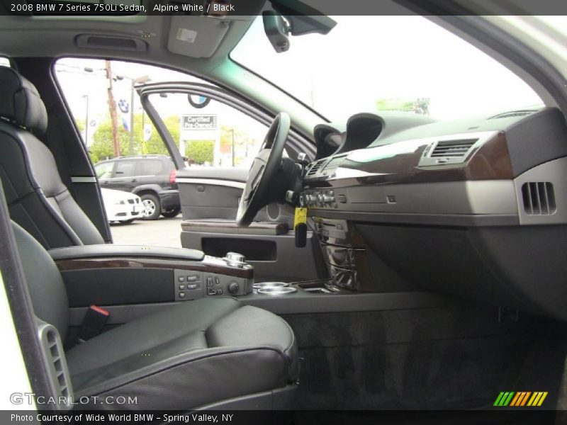 Alpine White / Black 2008 BMW 7 Series 750Li Sedan