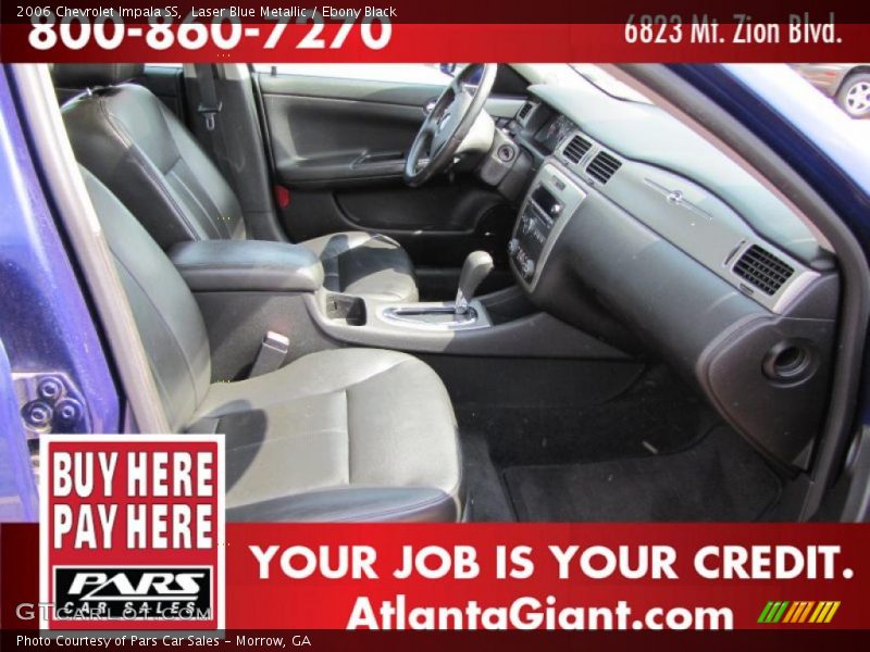 Laser Blue Metallic / Ebony Black 2006 Chevrolet Impala SS