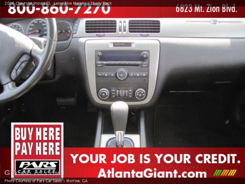 Laser Blue Metallic / Ebony Black 2006 Chevrolet Impala SS