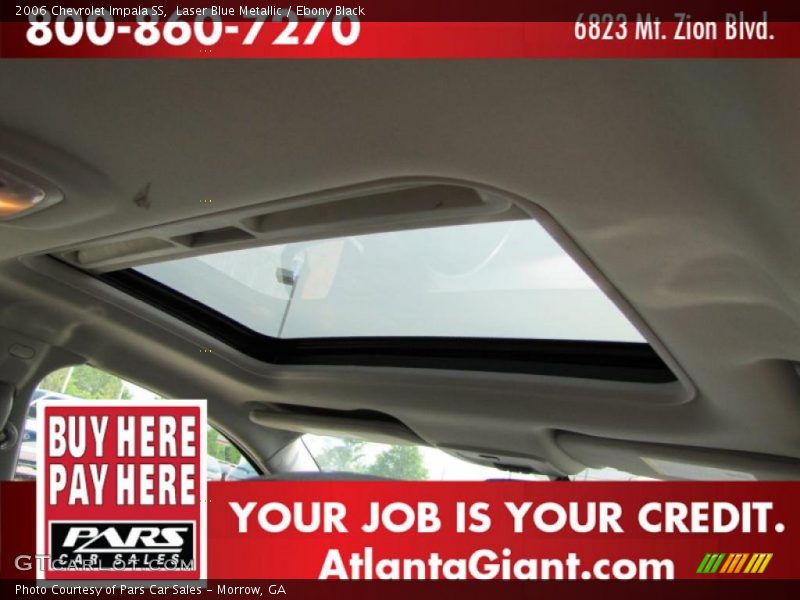 Laser Blue Metallic / Ebony Black 2006 Chevrolet Impala SS