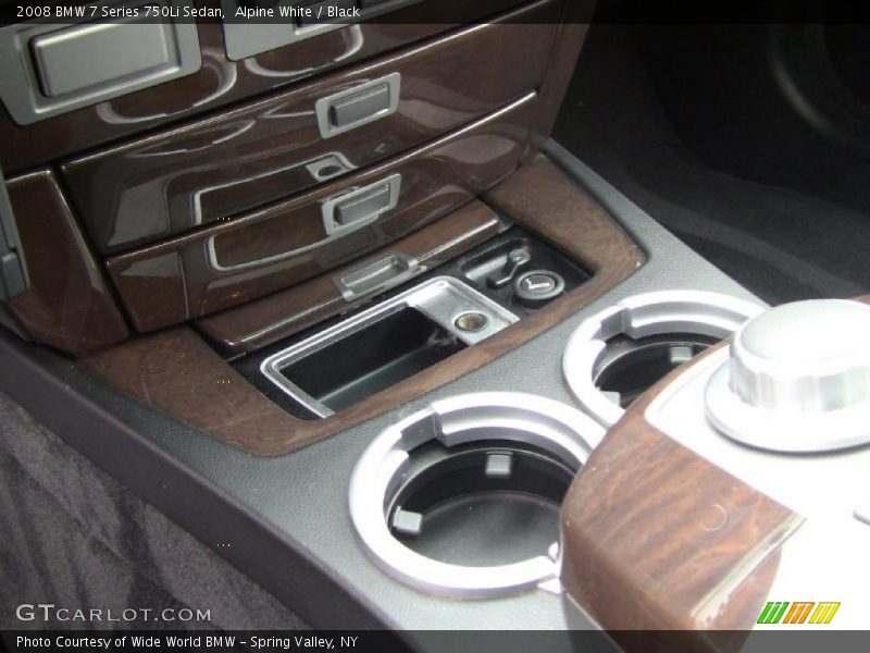 Alpine White / Black 2008 BMW 7 Series 750Li Sedan