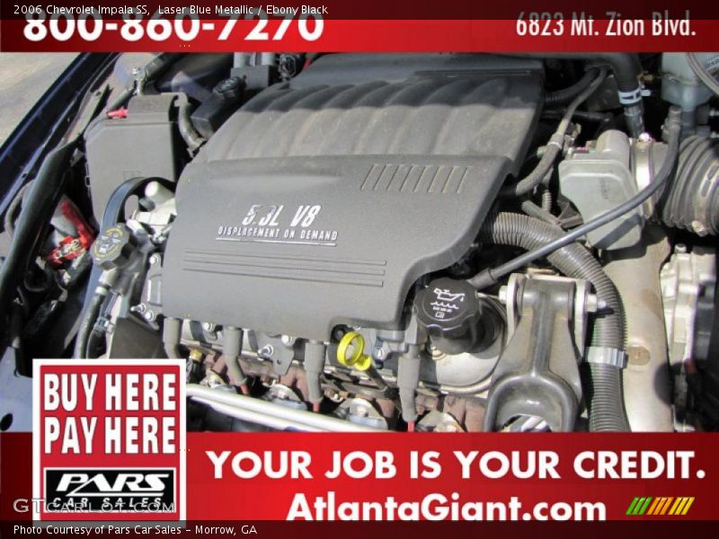 Laser Blue Metallic / Ebony Black 2006 Chevrolet Impala SS