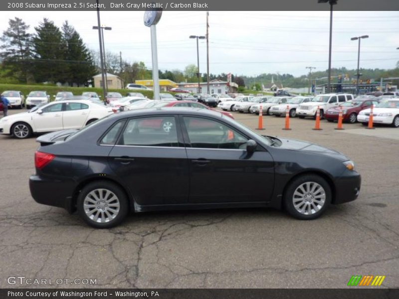 Dark Gray Metallic / Carbon Black 2008 Subaru Impreza 2.5i Sedan