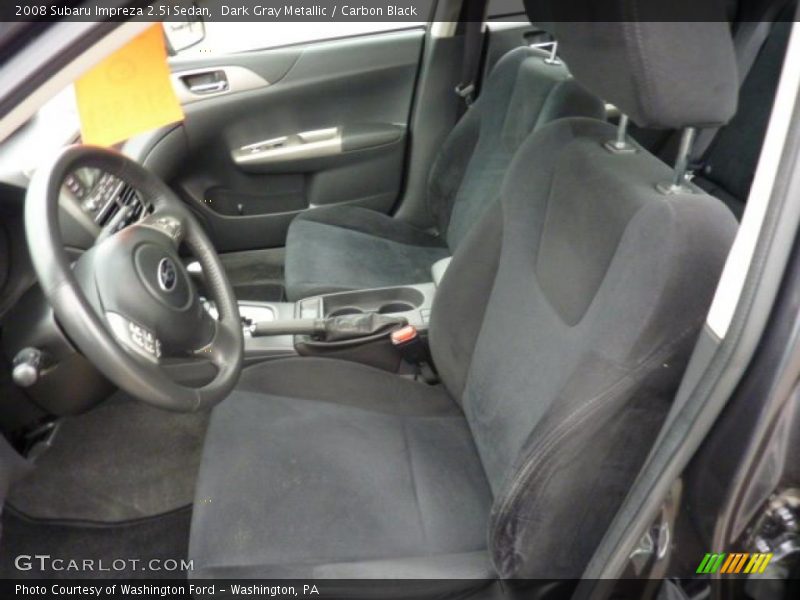 Dark Gray Metallic / Carbon Black 2008 Subaru Impreza 2.5i Sedan