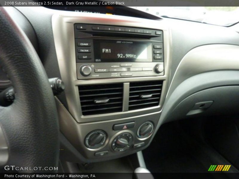 Dark Gray Metallic / Carbon Black 2008 Subaru Impreza 2.5i Sedan