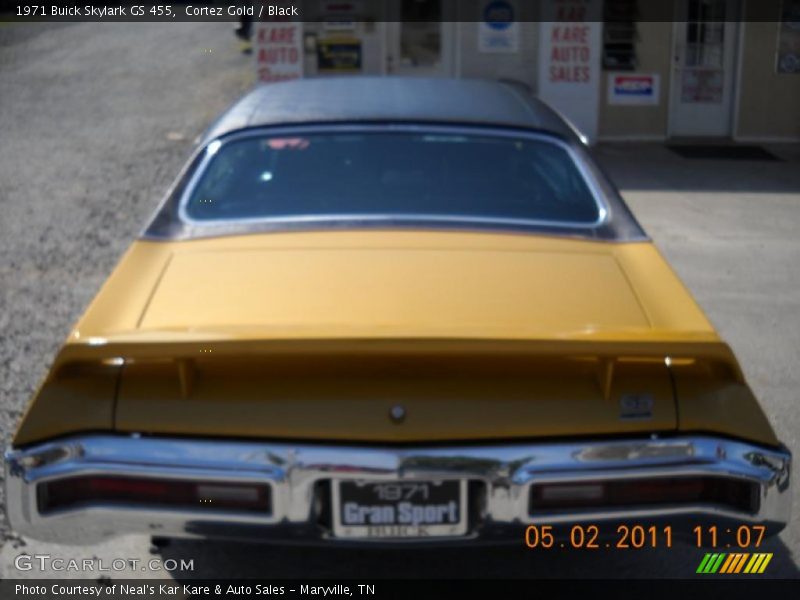 Cortez Gold / Black 1971 Buick Skylark GS 455
