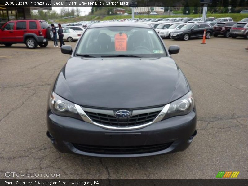 Dark Gray Metallic / Carbon Black 2008 Subaru Impreza 2.5i Sedan