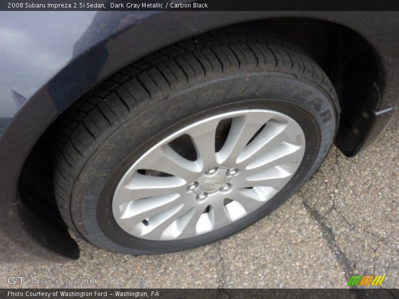 Dark Gray Metallic / Carbon Black 2008 Subaru Impreza 2.5i Sedan
