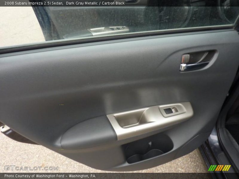 Dark Gray Metallic / Carbon Black 2008 Subaru Impreza 2.5i Sedan