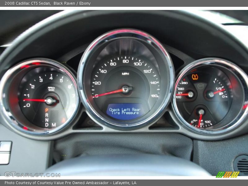 Black Raven / Ebony 2008 Cadillac CTS Sedan