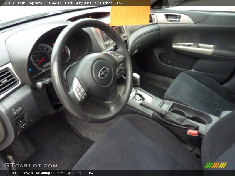 Dark Gray Metallic / Carbon Black 2008 Subaru Impreza 2.5i Sedan