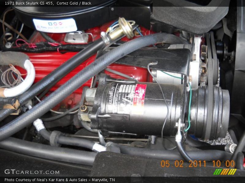  1971 Skylark GS 455 Engine - 455 cid OHV 16-Valve V8