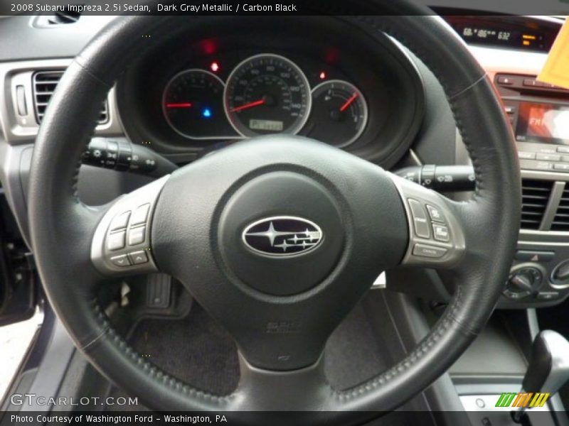 Dark Gray Metallic / Carbon Black 2008 Subaru Impreza 2.5i Sedan