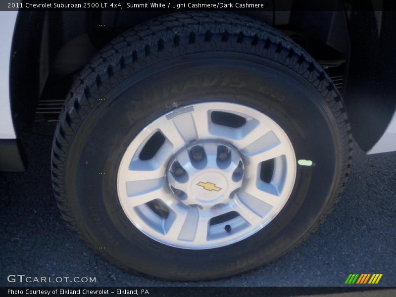 Summit White / Light Cashmere/Dark Cashmere 2011 Chevrolet Suburban 2500 LT 4x4