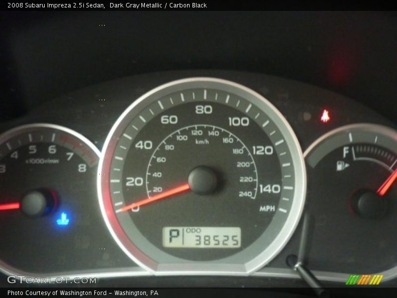 Dark Gray Metallic / Carbon Black 2008 Subaru Impreza 2.5i Sedan