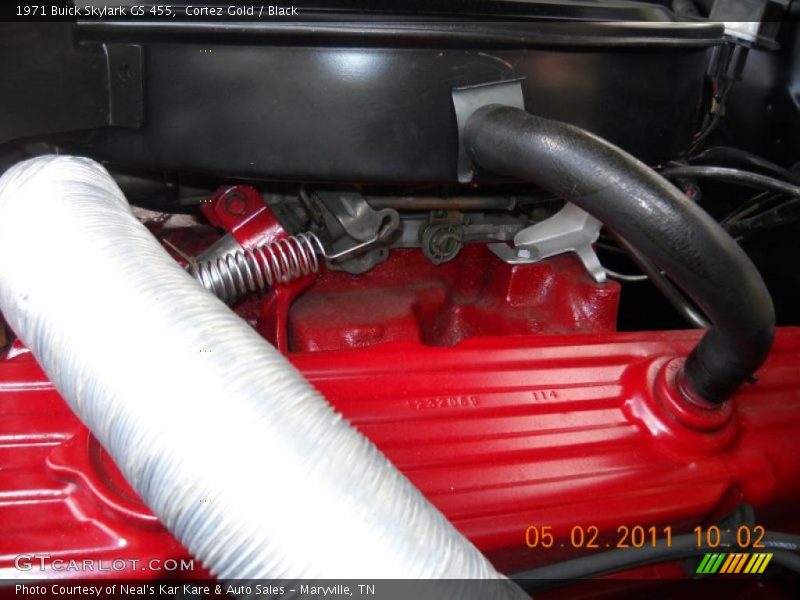  1971 Skylark GS 455 Engine - 455 cid OHV 16-Valve V8