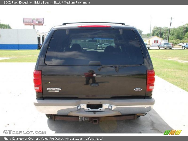 Black / Medium Parchment 2002 Ford Expedition Eddie Bauer