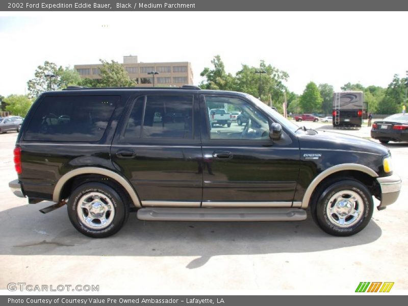 Black / Medium Parchment 2002 Ford Expedition Eddie Bauer