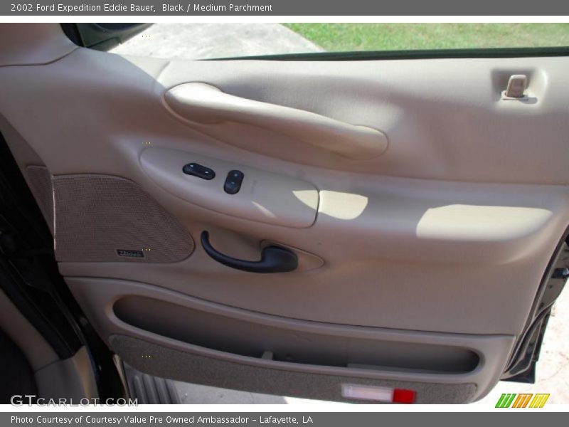 Black / Medium Parchment 2002 Ford Expedition Eddie Bauer