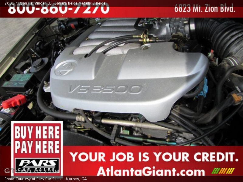 Sahara Beige Metallic / Beige 2001 Nissan Pathfinder LE