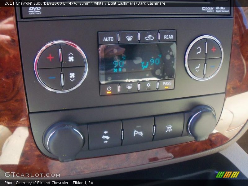 Controls of 2011 Suburban 2500 LT 4x4