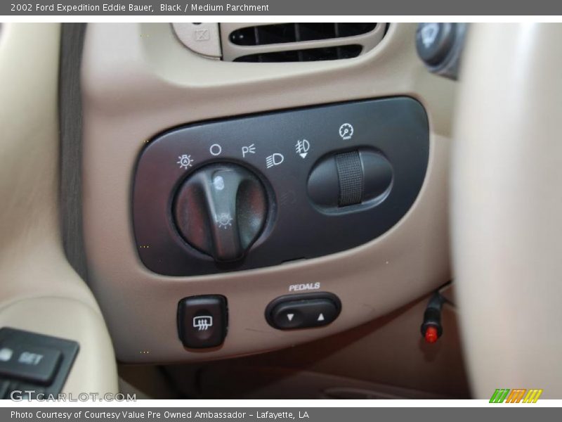 Controls of 2002 Expedition Eddie Bauer