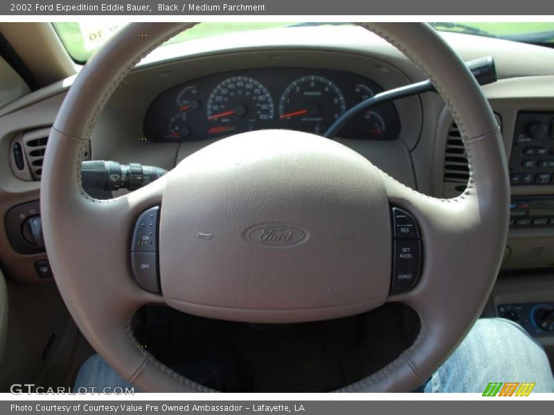 Black / Medium Parchment 2002 Ford Expedition Eddie Bauer