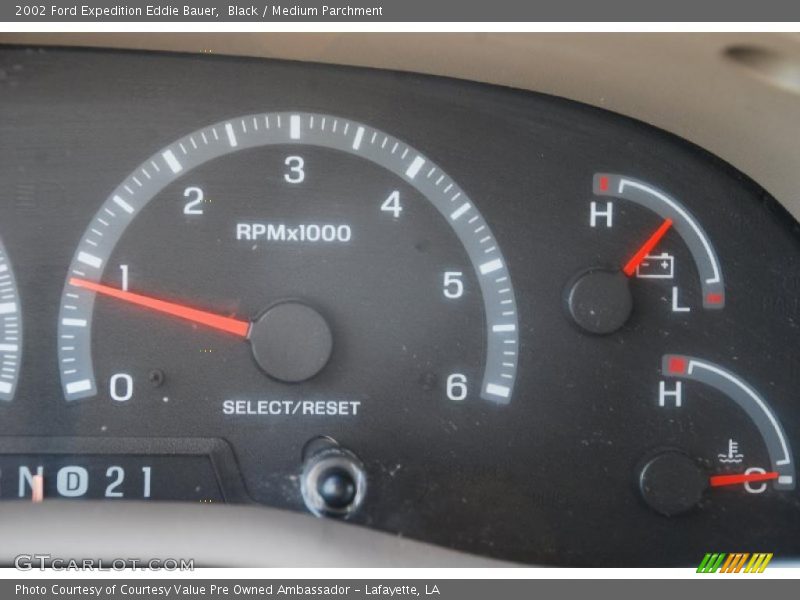 Black / Medium Parchment 2002 Ford Expedition Eddie Bauer