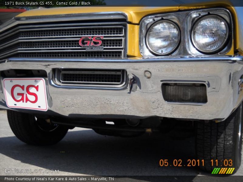 Cortez Gold / Black 1971 Buick Skylark GS 455
