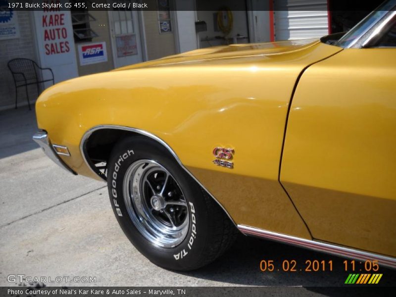 Cortez Gold / Black 1971 Buick Skylark GS 455