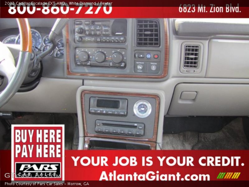 White Diamond / Pewter 2002 Cadillac Escalade EXT AWD