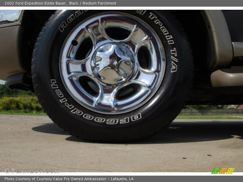 Black / Medium Parchment 2002 Ford Expedition Eddie Bauer