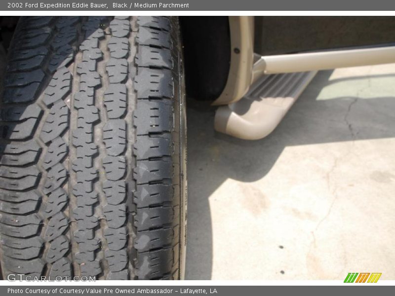 Black / Medium Parchment 2002 Ford Expedition Eddie Bauer