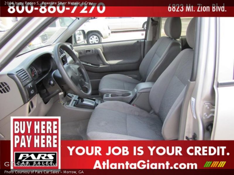 Powellite Silver Metallic / Gray 2004 Isuzu Rodeo S