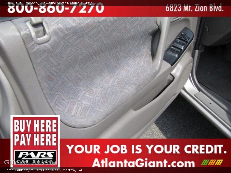 Powellite Silver Metallic / Gray 2004 Isuzu Rodeo S