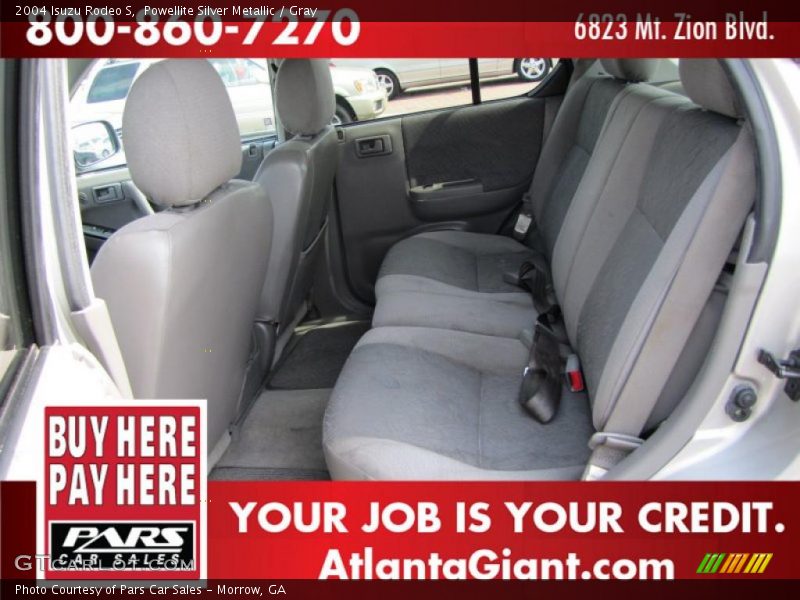 Powellite Silver Metallic / Gray 2004 Isuzu Rodeo S
