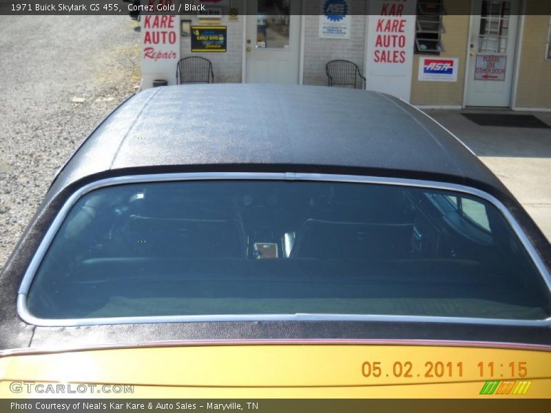 Cortez Gold / Black 1971 Buick Skylark GS 455